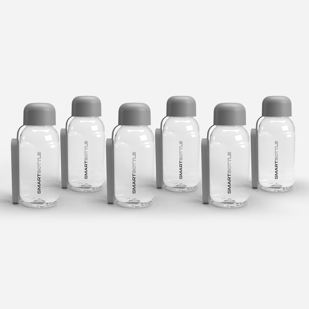 Mini Reusable Water Bottle 250ml / 8oz 6-Pack| Smartbottle Classic